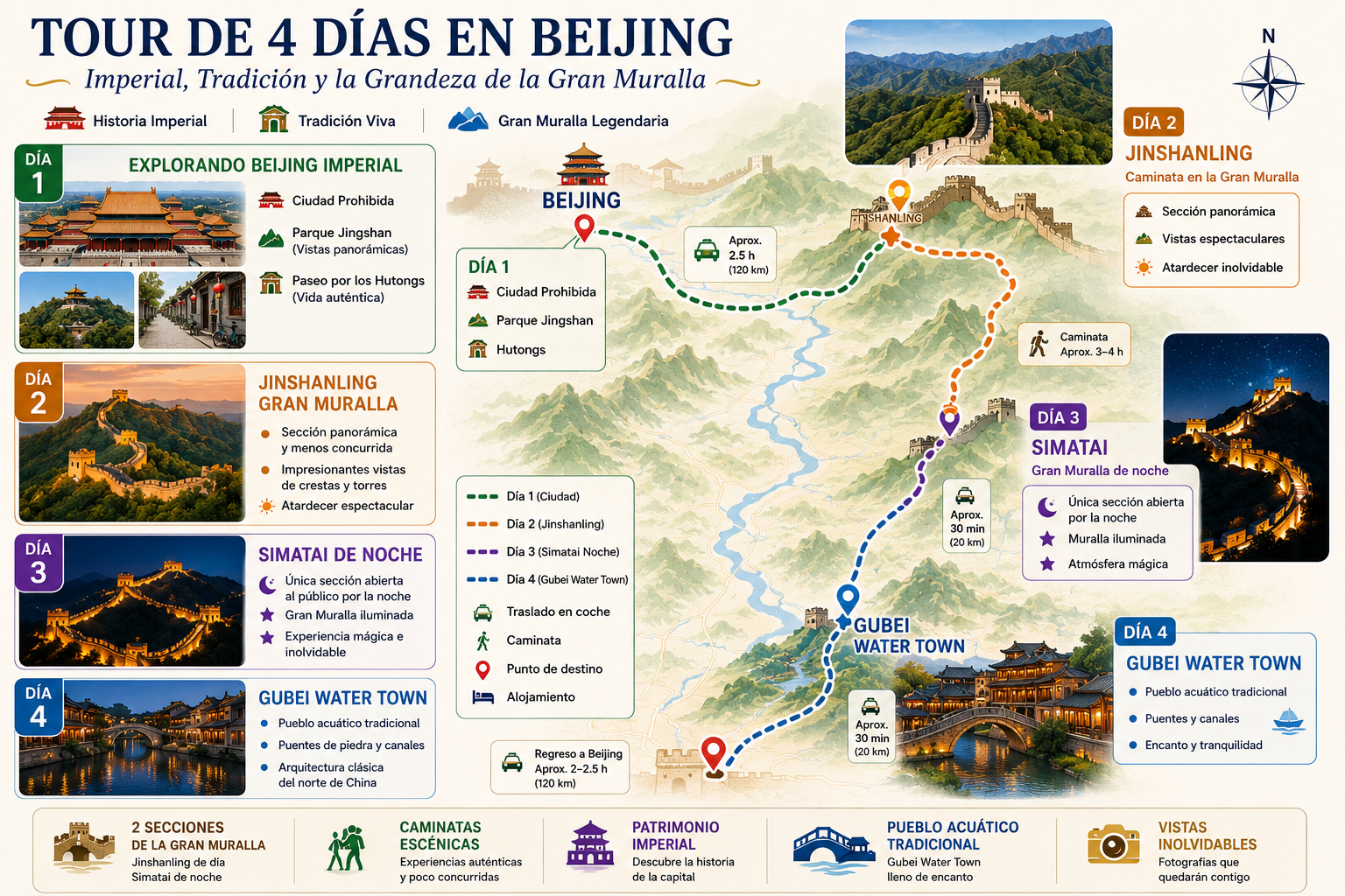Tour de 4 Días por Beijing